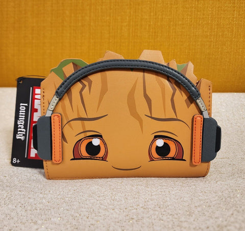 Groot Headphones Flap Wallet