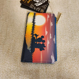 Mickey and Minnie Forever Date Night Sunset GID Flap Wallet
