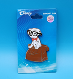 101 Dalmatians Pup w/ Glasses & Bow Tie In Paper Bag Enamel Pin