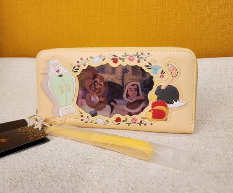 Beauty and the Beast Belle Lenticular Princess Wristlet