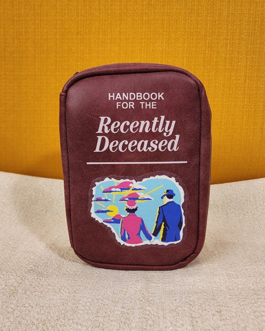 Beetlejuice Handbook For The Recently Deceased Cosmetic Bag