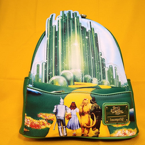 dark green mini backpack Loungefly The Wizard of Oz Emerald City Glow-in-the-Dark Ba – Get Lojos Mojo in a stunning design ▷ Sienna 1000 RE Models:LXTS610MLXF aptosstylecode_237228