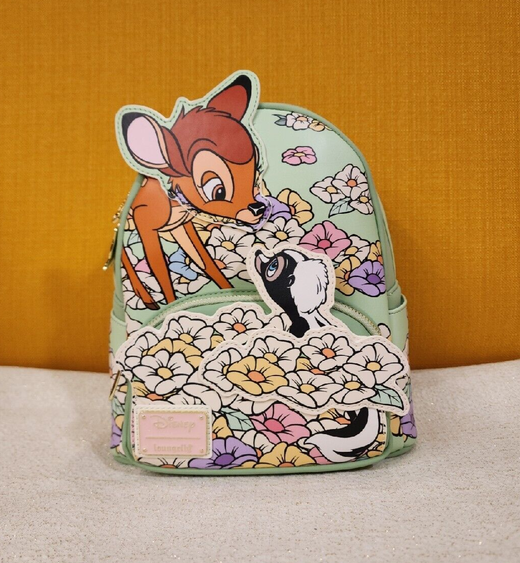 Bambi and Flower Springtime Floral Mini Backpack – Get Lojos  display picture 1