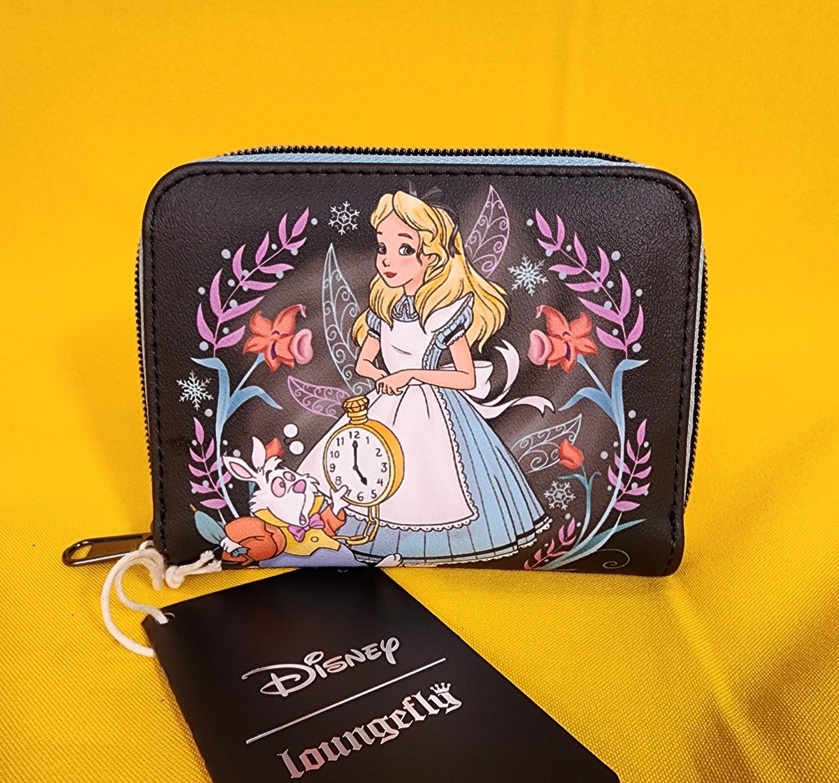 Loungefly Disney Alice In Wonderland Winter Drawing Rabbit Clock