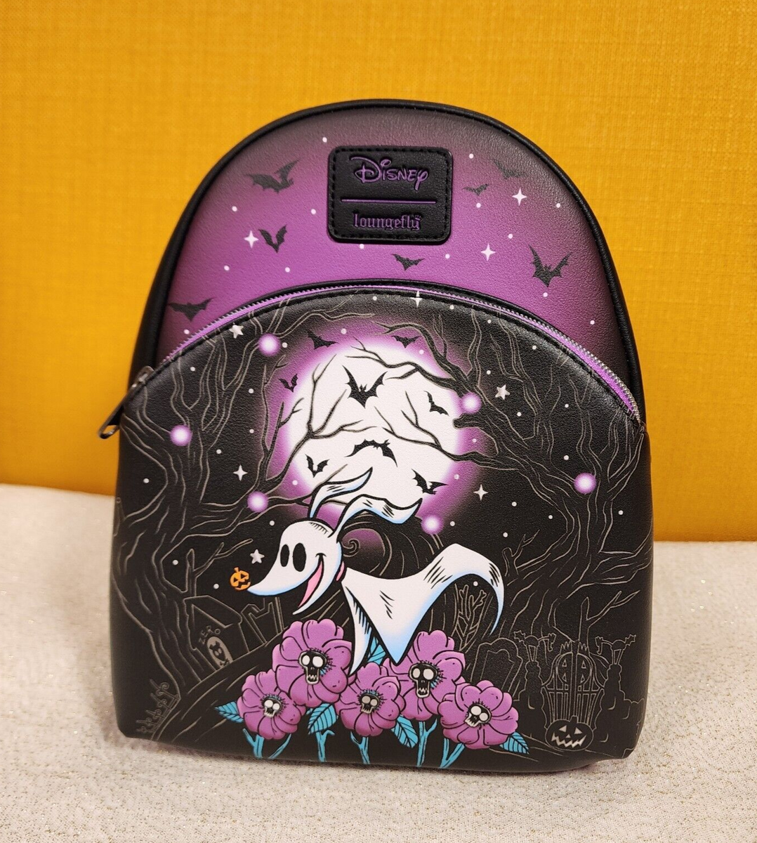 Loungefly The Nightmare Before Christmas Zero Moon Doodle Mini Backpack NEW Loungefly The Nightmare Before Christmas Zero Moon Doodle  main image 2