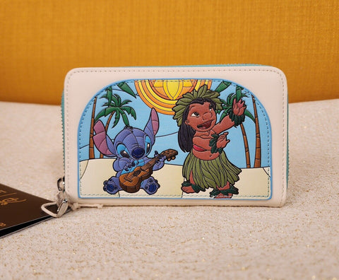 Lilo & Stitch Stained Glass Hula Wallet