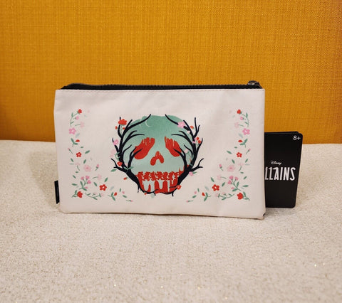 Poison Apple Snow White Floral Cosmetic Bag