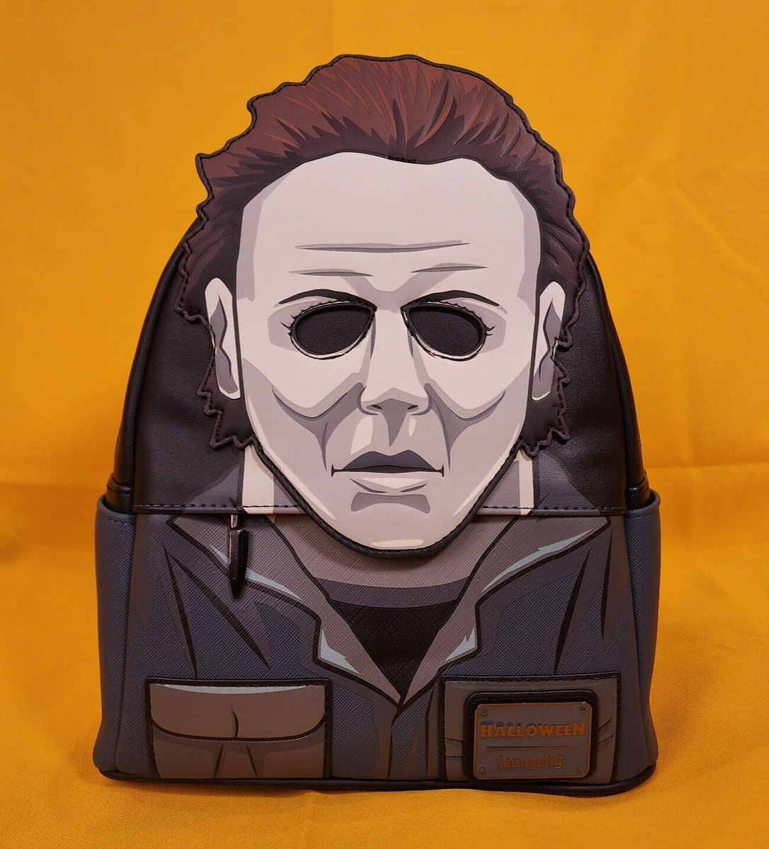 Halloween Michael Myers Mask Cosplay Glow in the Dark Mini Backpack – Get Lojos Mojo