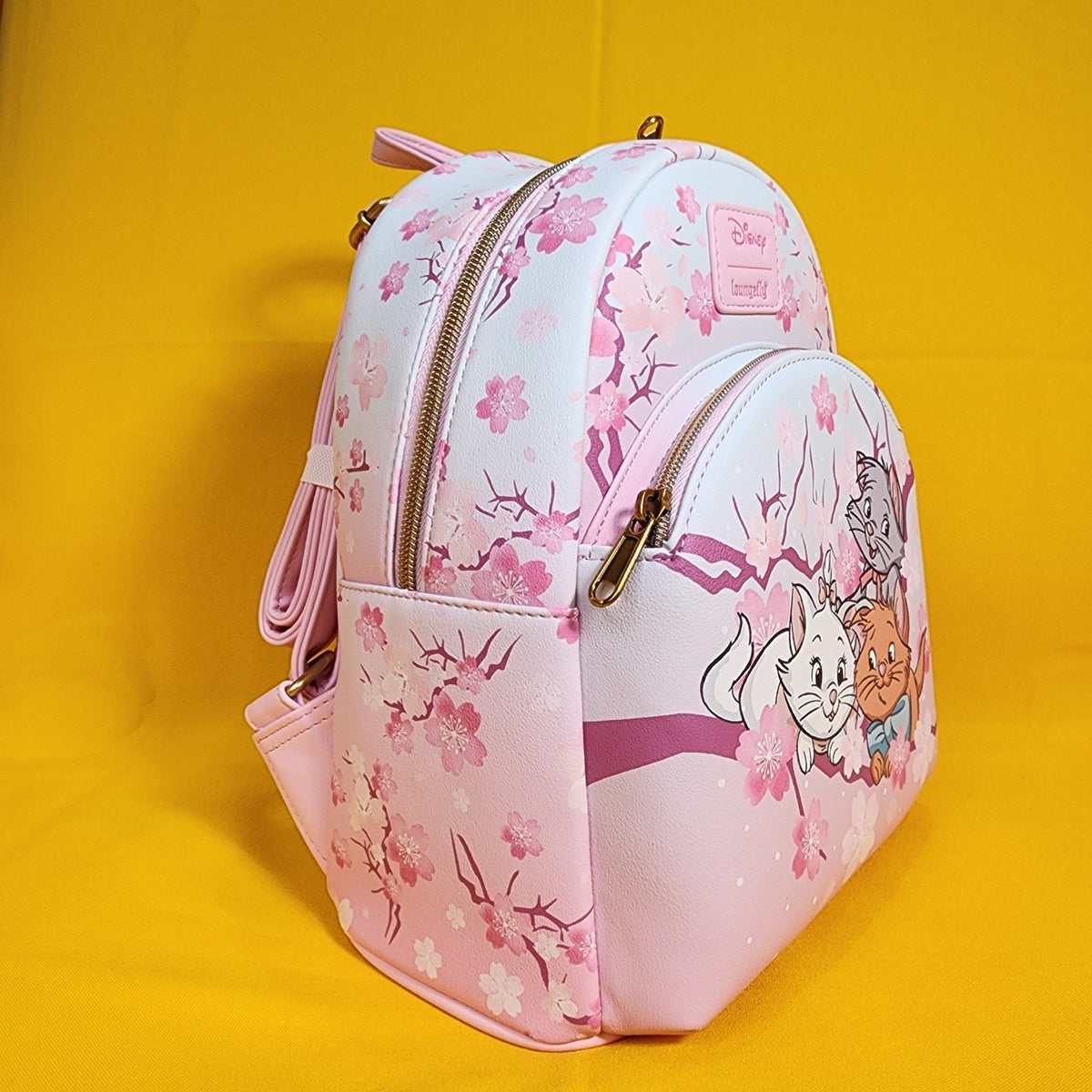 Loungefly Disney The Aristocats Kittens Cherry Blossom Marie Mini Back – Get Lojos Mojo