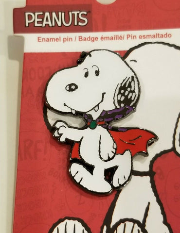 Snoopy Vampire Halloween Enamel Pin