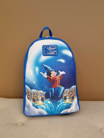 Loungefly Disney Fantasia Sorcerer Mickey Mouse Mini Backpack