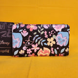 Loungefly Disney Alice in Wonderland Floral Wildflower Butterfly Flap Wallet