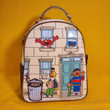 Sesame Street Block Characters Elmo , Oscar , Burt , Ernie Mini Backpack