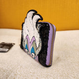 Villains Ursula Sequin The Little Mermaid 35th Ann Wallet