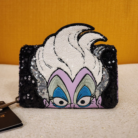 Villains Ursula Sequin The Little Mermaid 35th Ann Wallet