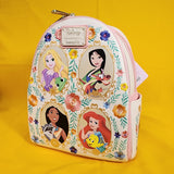 Disney Princess & Sidekicks Floral Portraits Mini Backpack