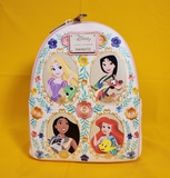 Disney Princess & Sidekicks Floral Portraits Mini Backpack