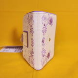 Loungefly Disney Princess Pascal Tangled Sketch Purple Floral Flap Wallet