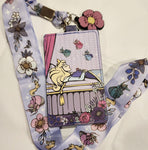 Sleeping Beauty 65th Ann Floral Lanyard