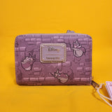 Loungefly Disney Sleeping Beauty Aurora & Maleficent Spinning Wheel Wallet