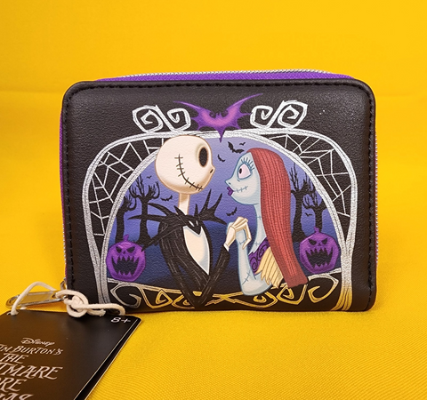 The Nightmare Before Christmas Jack & Sally Pumpkin Frame Wallet