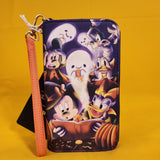 Loungefly Disney Mickey & Friends Halloween Ghost Story Tech Wallet Wristlet