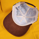 Ford Bronco Horse Embroidered Tapestry Snapback Hat Captain Rope Brown