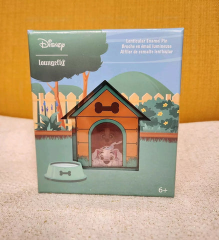 Disney Dogs Dog House Triple Lenticular Limited Edition Pin 3"