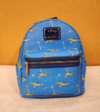 Peter Pan Flying TinkerBell AOP Blue Mini Backpack