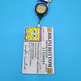 Spongebob Nickelodeon Bikini Bottom Driver License Retractable ID Lanyard