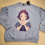 Princess Anime Snow White Sweatshirt Crewneck Pullover Women XL