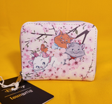 Loungefly Disney The Aristocats Kittens Cherry Blossom Marie Zip Wallet