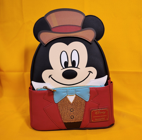 Mickey Mouse Christmas Carol Bob Cratchit Cosplay Mini Backpack