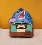 Lilo & Stitch Vinyl Record Player Music Mini Backpack