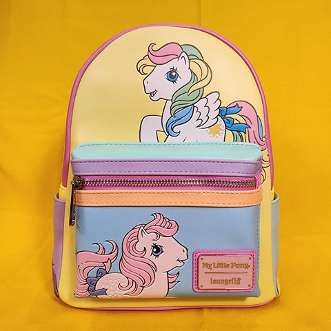 Loungefly My Little Pony Color Block Pastel Bright Mini Backpack
