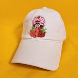 Strawberry Shortcake Patch Corduroy Dad Cap Embroidered Adjustable Baseball Hat