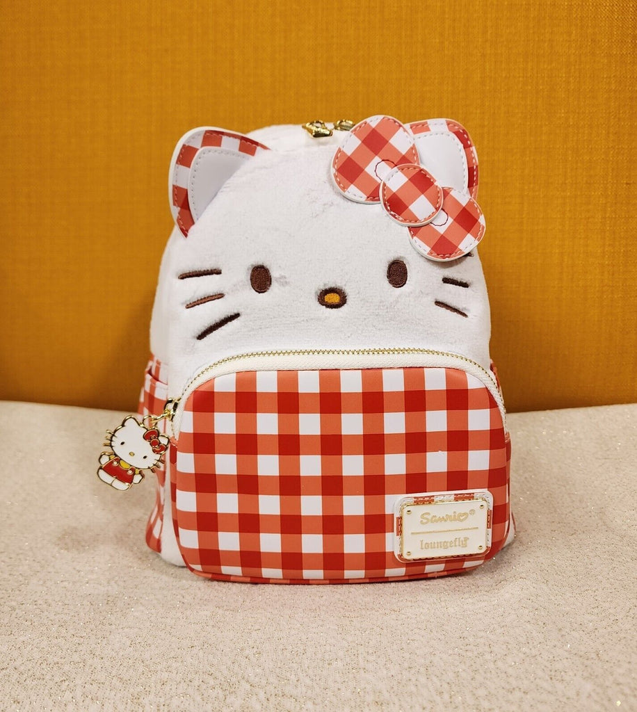 Hello Kitty Gingham Cosplay Mini Backpack – Get Lojos Mojo
