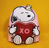Loungefly Peanuts Snoopy & Woodstock Valentine's Day Heart Letter Mini Backpack