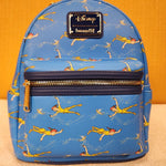 Peter Pan Flying TinkerBell AOP Blue Mini Backpack