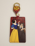 Snow White Poison Apple Villains Old Hag Lanyard ID Holder