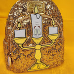 Beauty And The Beast Lumiere Sequin Series Mini Backpack