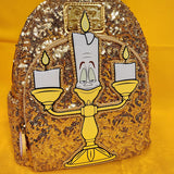 Beauty And The Beast Lumiere Sequin Series Mini Backpack