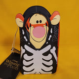 Winnie the Pooh Skeleton Tigger Halloween Glow In Dark Wallet