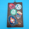 Loungefly Peanuts Snoopy Beagle Scout Patches Wildlife Retractable Lanyard