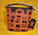 Loungefly Jack-o'-Lantern Glow in the Dark Pumpkin Halloween Crossbody Bag