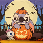 Lilo and Stitch Pumpkin Glow-In-The-Dark Halloween Zip Wallet