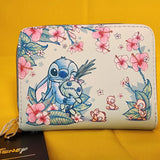 Lilo and Stitch Scrump Ducks Ducklings Floral Zip Wallet
