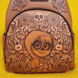 Loungefly Disney Pixar Coco Miguel Floral Tooled Mini Backpack