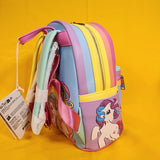 Loungefly My Little Pony Color Block Pastel Bright Mini Backpack