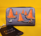 Loungefly Disney Pixar Toy Story 2 Walking Cones Scene Moveable Zip Wallet